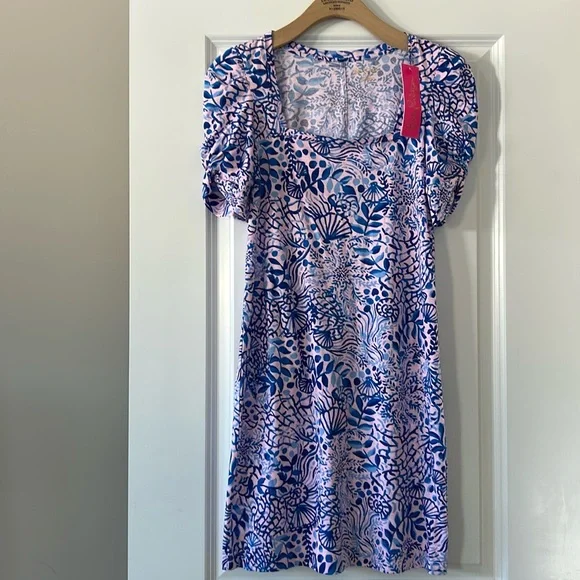 ⭐️NWT!⭐️Lilly Pulitzer Haydn Mini Dress Sz XS w MEASUREMENTS in Calla Lilly Pink - Picture 15 of 15